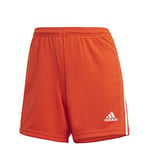 adidas Women's Squadra 21 Shorts, Team Orange/White, L Long