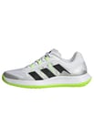 adidas Homme Forcebounce Volleyball Shoes Basket, FTWR White/Core Black/Lucid Lemon, 49 1/3 EU