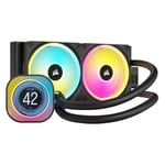 Corsair H100i Icue Link Lcd 240Mm Rgb Liquid Cpu Cooler Qx120 Rgb Fans Personali