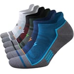 Cirorld Chaussettes Homme Femme 37-42, Chaussettes de Sport Anti-ampoules, Chaussettes Basses Homme Respirant, 6 Paires Soquettes Homme, Chaussettes Courtes Coton pour Running, Travail, Multicolore