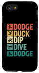 Coque pour iPhone SE (2020) / 7 / 8 Dodge Duck Dip Dive Dodge Dodgeball Jeu de handball