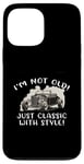 Coque pour iPhone 13 Pro Max Graphique « I'm Not Old I'm Classic with Style Car » Cadeau d'anniversaire