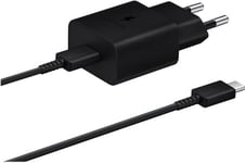 Samsung Ep T1510 Strömadapter 15w + Usb-c Kabel Svart 1m