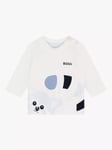 HUGO BOSS Baby Red Panda Logo T-Shirt, Off White