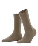 FALKE Women's Softmerino W SO Wool Cotton Plain 1 Pair Socks, Brown (Shitake 5182), 7-8