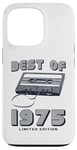 Coque pour iPhone 13 Pro Retro Best of 1975 Mixtape Vintage 50th Birthday Design