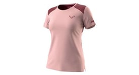 Maillot manches courtes dynafit sky rose femme