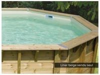 Liner seul Beige pour piscine bois Azura 7,50 x 4,00 x 1,30 m - Ubbink