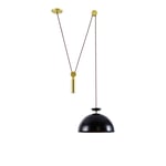 Roll & Hill - Shape Up Pendant Hemisphere, Svart - Riippuvalaisimet - Ladies & Gentlemen Studio - Musta