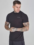 Muscle Fit Tee Black (L)