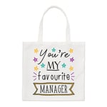 You're My Favourite Manager Stars Regular Tote Bag Funny Boss Best