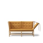 Fredericia Furniture - The Spoke-Back Sofa 2 Seater, Såpad ek, Tyg 3, 472 Vidar - Soffor - Børge Mogensen - Orange