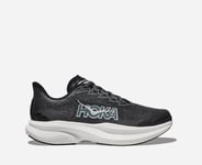 HOKA Mach 6 Chaussures pour Enfant en Black/White Taille 36 | Route