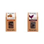 Teapigs Honeybush and Rooibos Tea Bags Made With Whole Leaves (1 Pack of 50 Tea Bags) & Everyday Brew Tea Bags Made with Whole Leaves (1 Pack of 50 Tea Bags)