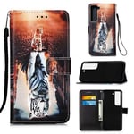 Samsung Galaxy S22 Ultra      Designer PU Case      Cat&amp;Tiger