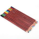 Pastel Pencils with 12pcs Colored Soft Crayon Core Wooden Handle Pencils Set for Home Office School Marking Drawing Stationery(#2)
