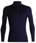 Icebreaker Tech LS Half Zip 260 Men ulltröja Marin XL - Fri frakt