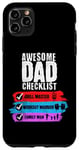 iPhone 11 Pro Max Dad Checklist GrillMaster Gym Workout Family Father Case