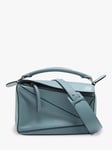 Pre-loved LOEWE Puzzle Calfskin Leather Bag, Slate Blue