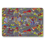 PARENCE.- Tapis de Jeu Enfant 100x150cm - Tapis d'Éveil Bébé Modèles Aléatoires Ville Interactive ou Circuit de Voiture - Modèles Variés, Ludique - 100x150cm