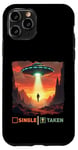 iPhone 11 Pro single taken alien man taken by UFO valentine's day boys Case