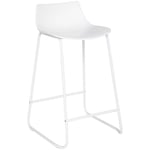 Tabouret de bar Otac métal blanc Atmosphera Créateur D'intérieur