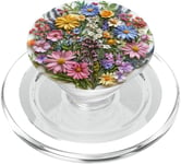 Bouquet de fleurs mixtes Fleurs sauvages Nature Botanique PopSockets PopGrip pour MagSafe