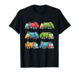 Cute Garbage Trucks Trash Collector Garbage Truck Kids T-Shirt