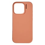 Nudient iPhone 16 Pro Base Silicone Deksel - Peach Orange