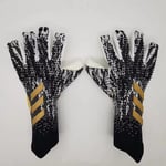 professionella silikongummi vattentäta halkfria handskar Latex fotbollshandskar för vuxna barn #1 - Perfet black and gold 7