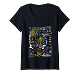 Avatar: The Last Airbender Character Line Art V-Neck T-Shirt