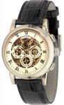 Rotary Watch Gents Skeleton Strap
