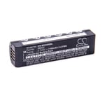 Battery for Shure GLX-D14R/SM31 GLX-D14R/SM35 GLX-D14R/WL185 1100mAh