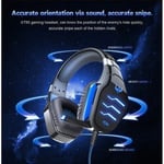 LED Gaming Headset Headphones Microphone Mic 3.5mm For PC Laptop Xbox One PS4