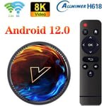 Boitier iptv PRUMYA Android 12 Smart TV Box Allwinner H618 Prise en charge 8K 4K BT5.0 Google Voice Media Playe 4+64 BOX MULTIMEDIA