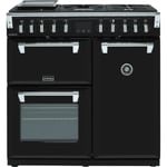 Stoves Richmond S900DF 90cm Df Range Cooker 5 Burners A/A/A Black