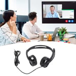 Wired Headphone 3.5Mm Plug Omnidirectional Wired Headset With Rotatable Mic MPF