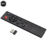 Couleur NOIR Universel 2.4G sans fil Air souris télécommande pour Android TV box PC télécommande avec récepteur USB pas de Gyrosco