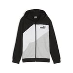 Sweat-shirt enfant Puma  PUMA POWER COLORBLOCK FULL-ZIP HOODIE