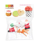 SCRAP COOKING- Accessoires de Noël pour Bûches, 5012 Multicolore