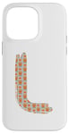 Coque pour iPhone 14 Pro Max Lettre rétro en gras hiboux - L - Design - Alphabet - Marqueur