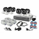 Swann CCTV System - 4 Channel 720p DVR with 4 x 720p HD Cameras & 1TB HDD