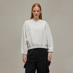 adidas Y-3 Brushed Terry Boxy Crew Sweatshirt Women