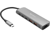 Sandberg USB-C Dock HDMI+2xA+2xC+PD100W