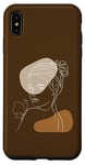 iPhone XS Max Line Art Abstract Minimalist of Women Beauty Silhouette Case