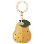 AXFEE Airtag Porte Clé, Mignon PU Étuis pour Apple AirTag, Portable Key Finder pour Clés Enfants Animaux de Compagnie, [ Porte- Clés Contrôle d'Accès] (Airtag Non Inclus) (Style Poire)