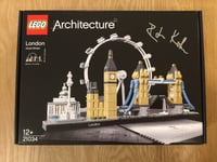 Lego Architecture London Skyline 21034 Signed By Designer - NEW & SEALED