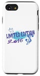 Coque pour iPhone SE (2020) / 7 / 8 Édition limitée 2016 Anniversaire 2016 Né 2016 Vintage