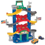 VTech - Tut Tut Bolides Série Pro, Super Tour Duo Challenge avec Voiture de Course Lenny As du Circuit, Circuit Voitures Enfant, 3 Zones Magiques, Cadeau Enfant de 2 Ans à 6 Ans - Contenu en Français