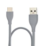 Aiivioll USB C Fast Charge Charger Cable for Bose QuietComfort 45, Noise Cancelling Headphones 700, QuietComfort Ultra, QuietComfort Earbuds II, SoundLink Flex, Sport Earbuds (50cm/Gray)